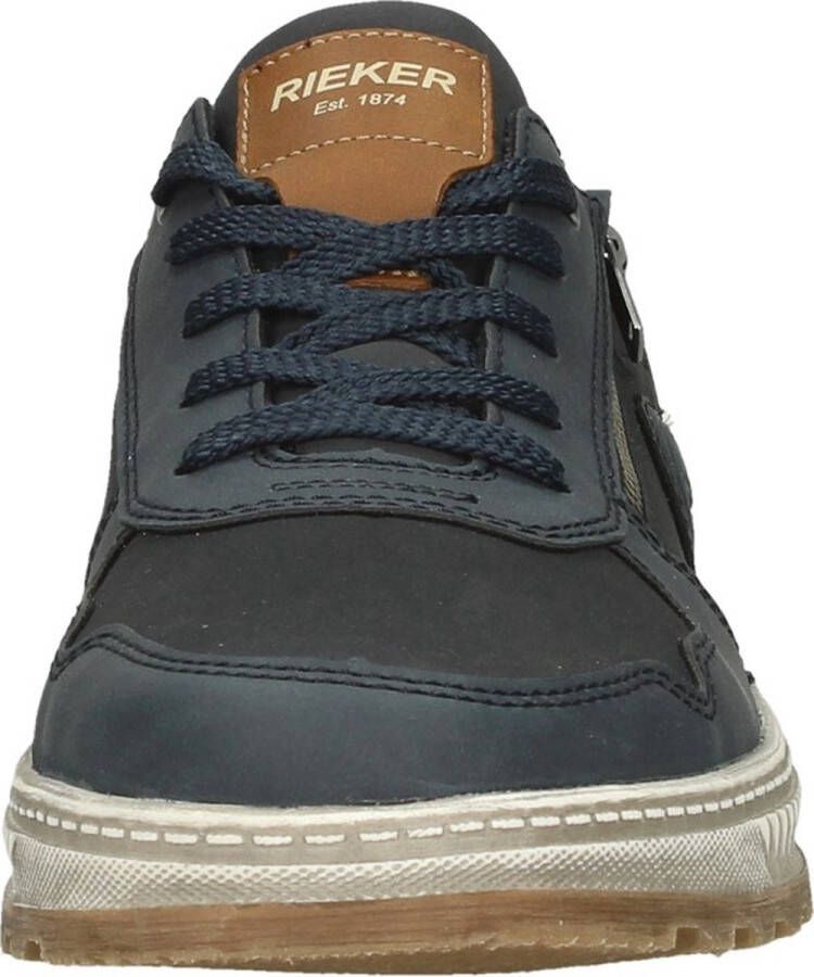 Rieker Sneakers Vrijetijdsschoen halfschoen veterschoen met contrastafwerking - Foto 15