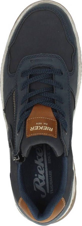 Rieker Sneakers Vrijetijdsschoen halfschoen veterschoen met contrastafwerking - Foto 12
