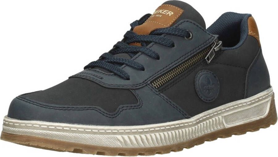 Rieker Sneakers Vrijetijdsschoen halfschoen veterschoen met contrastafwerking - Foto 6