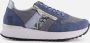 Rieker Comfortabele leren sneaker met blauwe accenten Blue Dames - Thumbnail 9