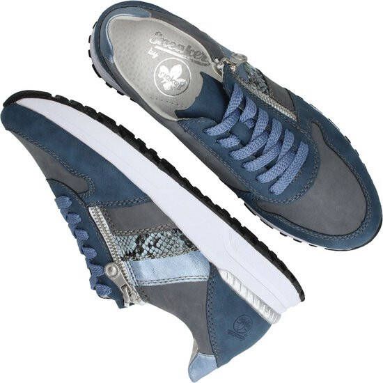 Rieker Sneakers blauw Synthetisch Dames