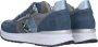 Rieker Comfortabele leren sneaker met blauwe accenten Blue Dames - Thumbnail 6