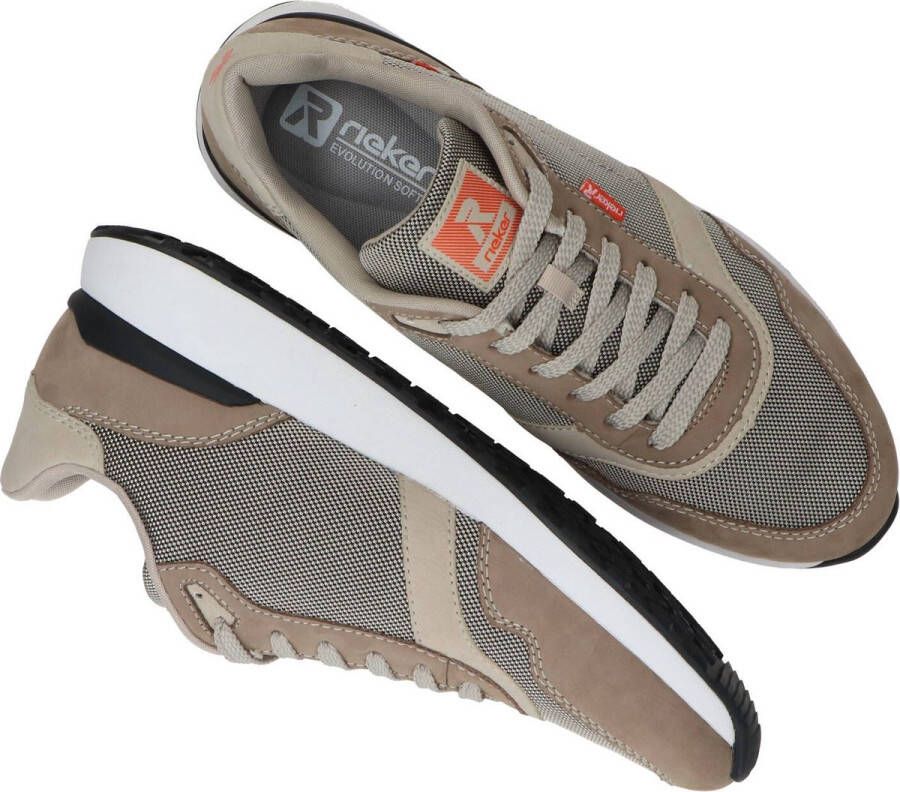 Rieker Sneakers Grijs Textiel 301205 Heren Textiel - Foto 12