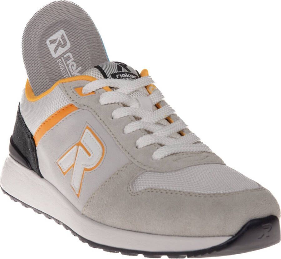 Rieker Sneakers grijs Textiel 301219 Heren