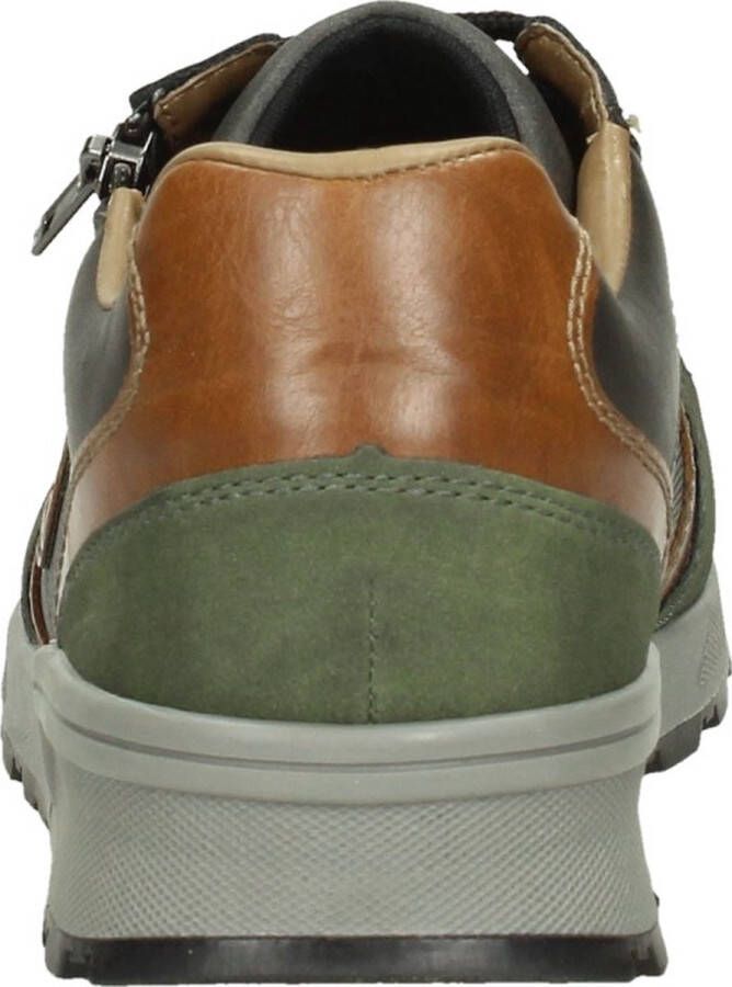 Rieker Sneakers groen Leer