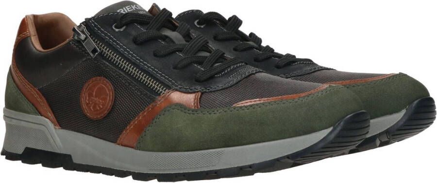 Rieker Sneakers groen Leer