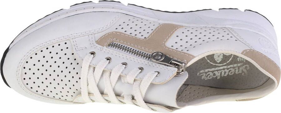 Rieker Sneakers N6304-80 Vrouwen Wit Sneakers