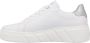 Rieker Witte Stoffen Sneakers Modieuze Schoenen voor Vrouwen White Dames - Thumbnail 16