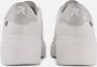 Rieker Witte Stoffen Sneakers Modieuze Schoenen voor Vrouwen White Dames - Thumbnail 17