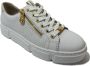 Rieker Plateausneakers met goudkleurige details vrijetijdsschoen lage schoen veterschoen - Thumbnail 9