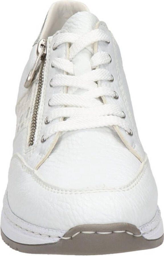 Rieker Sneakers met sleehak veterschoen lage schoen sneaker met losse inlegzool smalle vorm - Foto 12