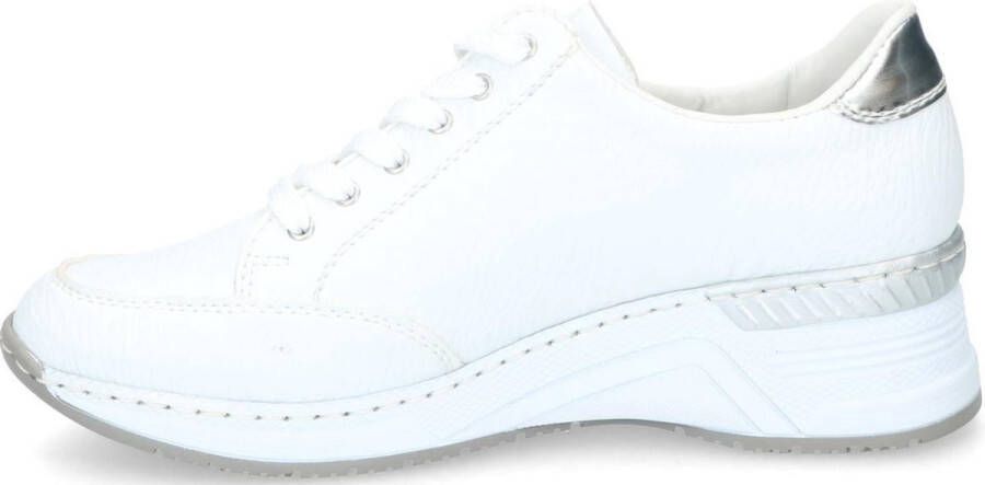 Rieker Sneakers met sleehak veterschoen lage schoen sneaker met losse inlegzool smalle vorm - Foto 6