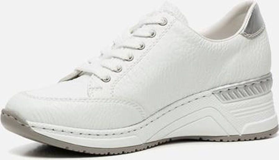 Rieker Sneakers met sleehak veterschoen lage schoen sneaker met losse inlegzool smalle vorm - Foto 9