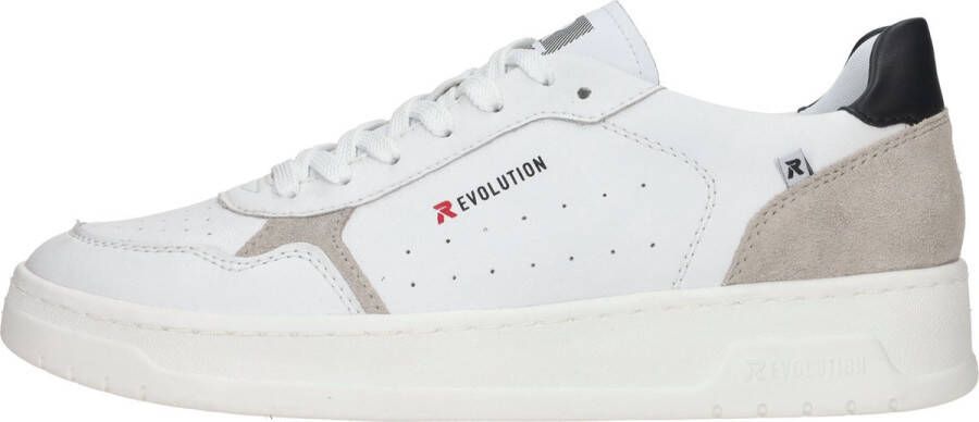 Rieker Sneakers wit Textiel