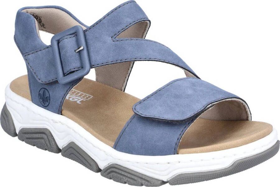 Rieker Sport Sandalen blauw Synthetisch Dames