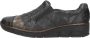 Rieker Blauwe Slip-On met Cognac Details Black Dames - Thumbnail 12
