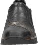 Rieker Blauwe Slip-On met Cognac Details Black Dames - Thumbnail 13