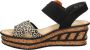 Rieker Stijlvolle Pantherprint Sandaal voor Dames Black Dames - Thumbnail 10