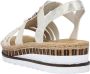 Rieker Sandalen zomerschoen sandaal sleehak in metallic-look - Thumbnail 14