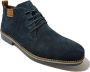 Rieker Blauwe Suède Veterschoenen voor Heren Blue Heren - Thumbnail 14