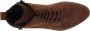 Rieker Stijlvolle leren enkellaarsjes met rits en veters Brown Dames - Thumbnail 15