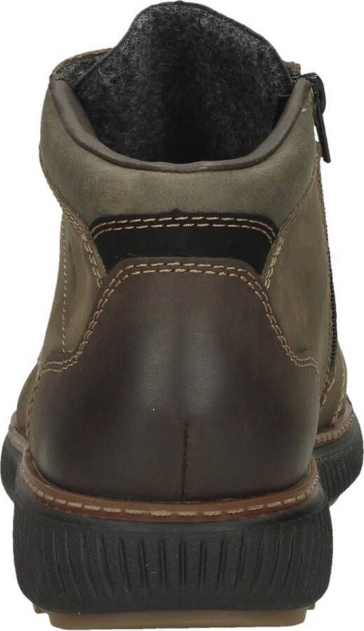 Rieker Veterboots Groen Leer 382241 Heren