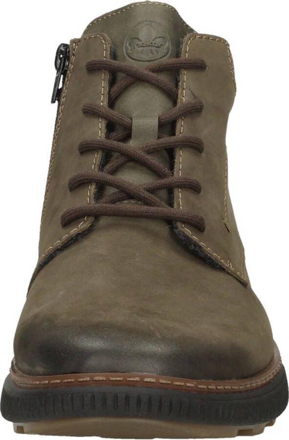 Rieker Veterboots Groen Leer 382241 Heren