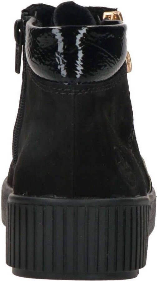 Rieker Veterboots zwart Synthetisch