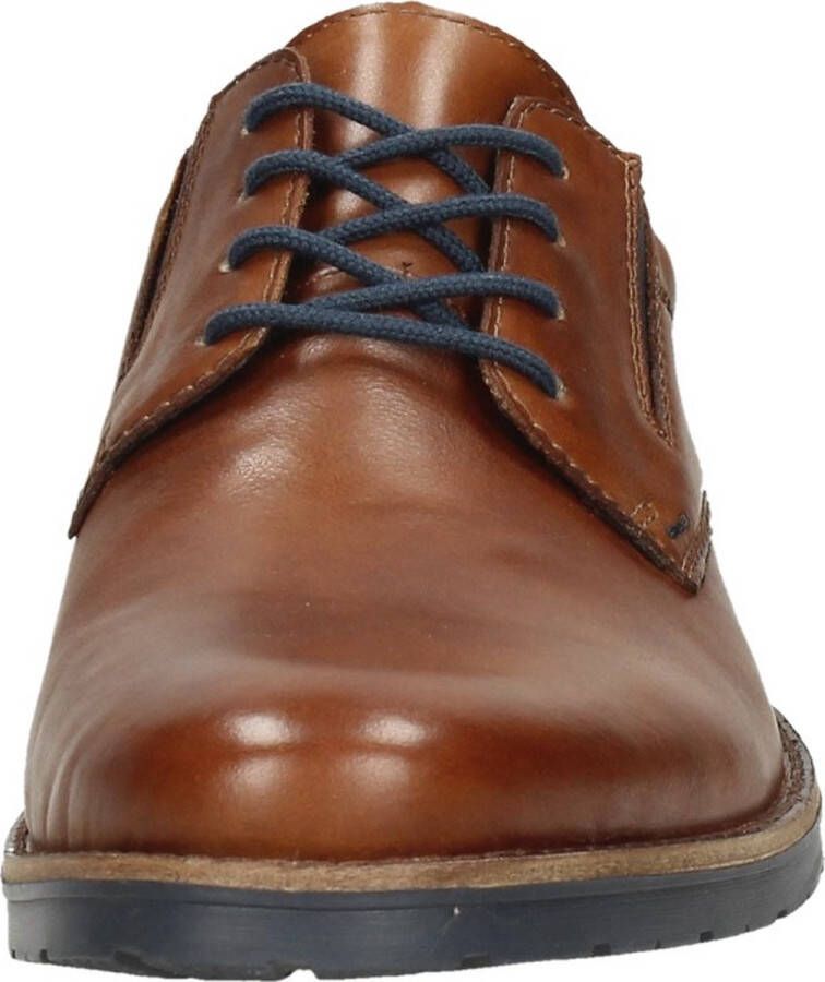 Rieker Veterschoenen cognac Leer