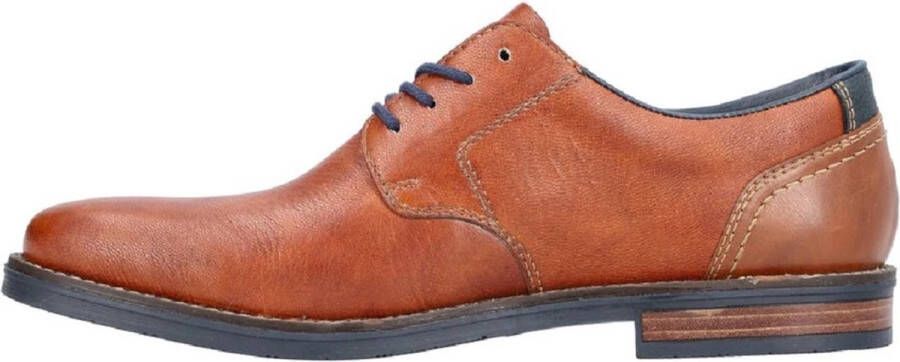 Rieker Veterschoenen cognac Leer