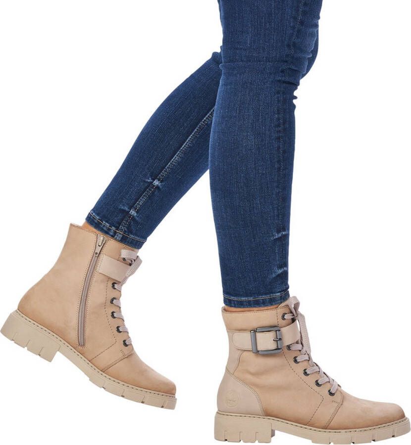Rieker Veterschoenen Hoog Veterschoenen Hoog beige - Foto 3