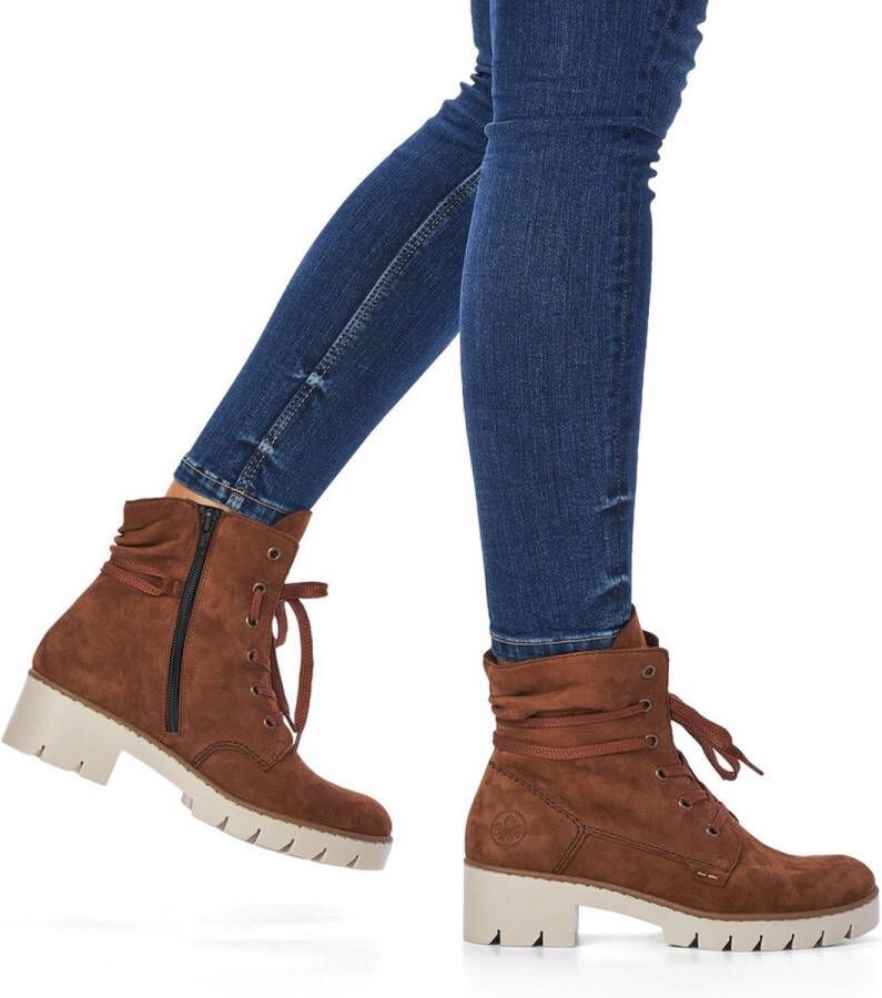 Rieker Veterschoenen Hoog Veterschoenen Hoog Donkerbruin