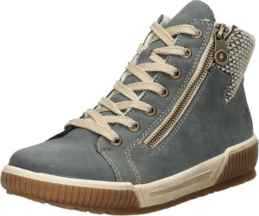 Rieker Sportieve en warme veterschoen voor dames Blue Dames - Foto 2