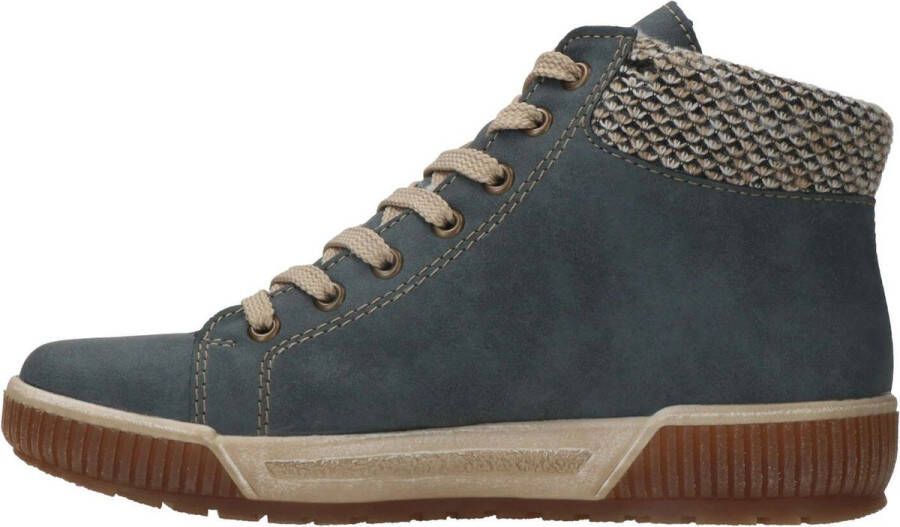 Rieker Sportieve en warme veterschoen voor dames Blue Dames - Foto 7