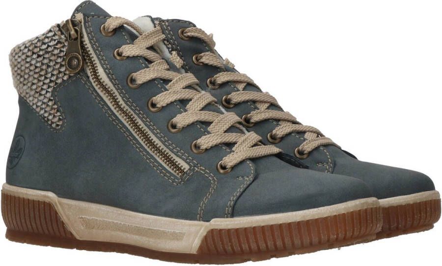 Rieker Veterschoenen Hoog Veterschoenen Hoog Licht blauw