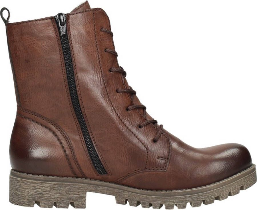 Rieker Winterlaarzen high top sneaker veterschoen met tex-membraan smalle vorm