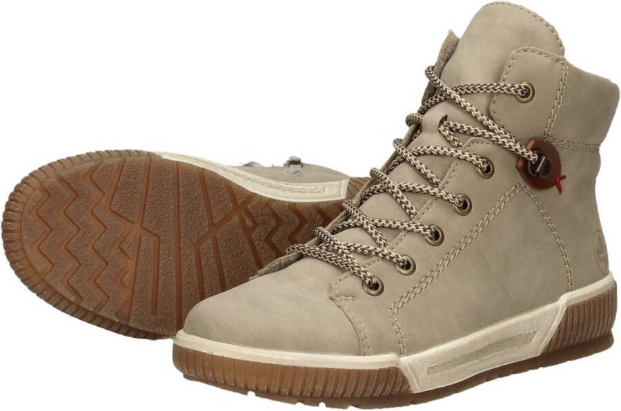 Rieker Veterschoenen Hoog Veterschoenen Hoog taupe