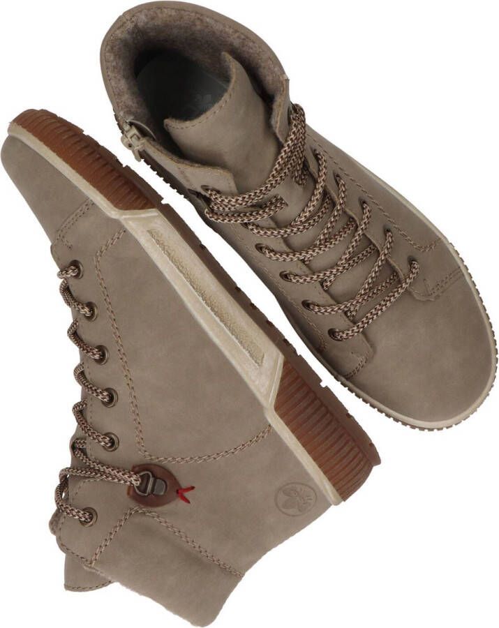 Rieker Veterschoenen Hoog Veterschoenen Hoog taupe