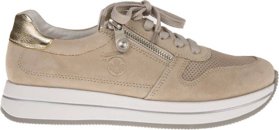 Rieker Veterschoenen Laag Veterschoenen Laag beige