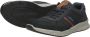 Rieker Comfortabele Blauwe Sneakers met Bruine Accenten Grijs Heren - Thumbnail 8
