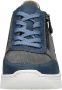 Rieker Trendy Blauwe Veterschoenen voor Dames Blauw Dames - Thumbnail 3