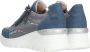 Rieker Trendy Blauwe Veterschoenen voor Dames Blauw Dames - Thumbnail 7