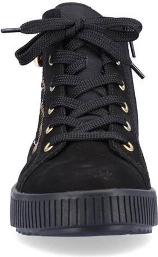 Rieker Zwarte Veterschoenen