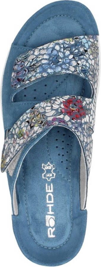 Rohde 1403 Volwassenen Dames slippers Blauw