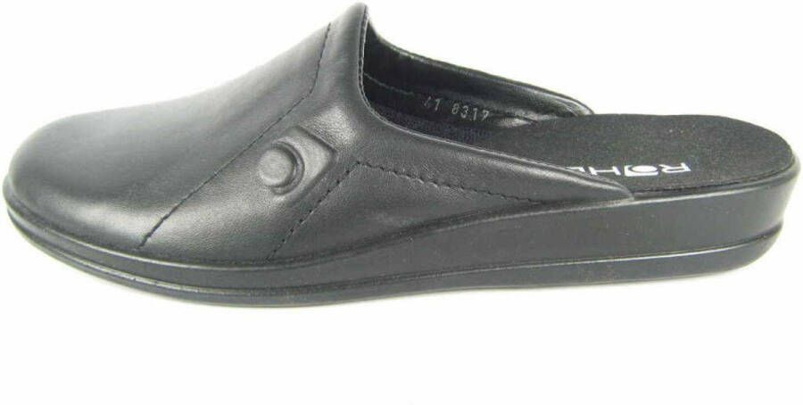 Rohde Lekeberg herenpantoffels pantoffels schoenen 1558 zwart - Foto 3