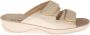 Rohde 1940 02 Leren Dames Slippers Slides Voorgevormd Voetbed Wit - Thumbnail 4