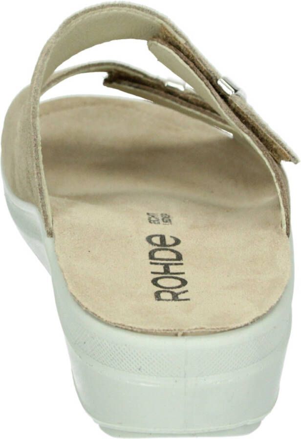 Rohde 5732 Volwassenen Dames slippers Kleur Wit beige - Foto 6