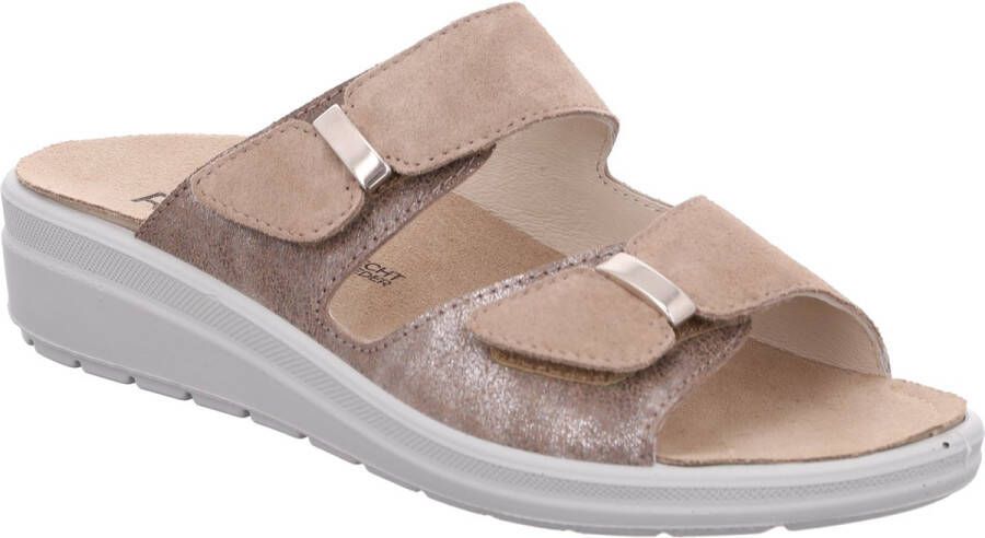 Rohde 5732 Volwassenen Dames slippers Wit beige