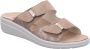 Rohde 5732 Volwassenen Dames slippers Kleur Wit beige - Thumbnail 4