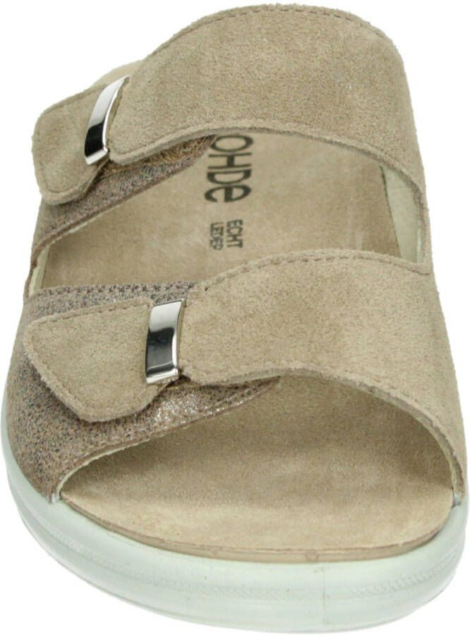 Rohde 5732 Volwassenen Dames slippers Wit beige